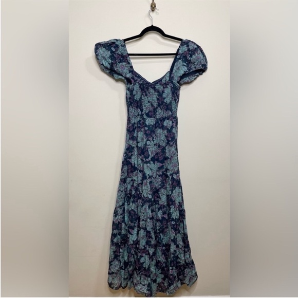 Free People Sundrenched Dress in Emerald Combo - Picture 11 of 11